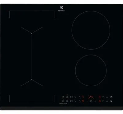 Produktbild von Electrolux LIV63431BK, Schwarz, Integriert, 60 cm, Zonen-Induktionskochfeld, Glas, 4 Zone(n)