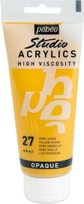 Zdjęcie produktu dla Kryjący kolor akrylowy - Żółta ochra - 100 ml