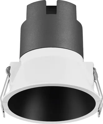 Produktbild von LEDVANCE SPOT TWIST Einbau-Downlight, schwarz, 10W, 800lm, 840 WT, 93mm Durchmesser, kaltweiße Lichtfarbe, bis zu 90% Energieersparnis im Vergleich zu Halogen-Downlights, einfache Montage, 4000K