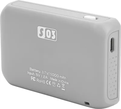 Zdjęcie produktu dla Weeylite S03 LED Video Light, pełnokolorowe oświetlenie fotograficzne RGB, bezprzewodowe sterowanie za pomocą aplikacji, oświetlenie fotograficzne do wideoblogowania, konferencji (szary)