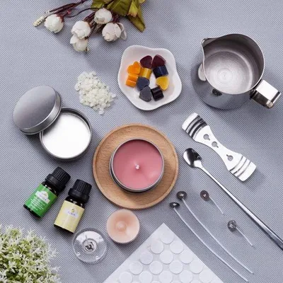Immagine prodotto di Set per la creazione di candele profumate Famanu - Kit per il fai-da-te