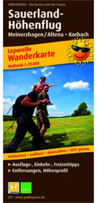 Obrázok produktu pre Turistická mapa Sauerland Höhenflug 1 : 25 000