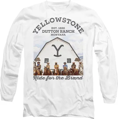 Obrázek produktu pro Yellowstone - Tričko s nápisem "For the Brand" pro muže a ženy Uni TV10267 (L) (Weiß)
