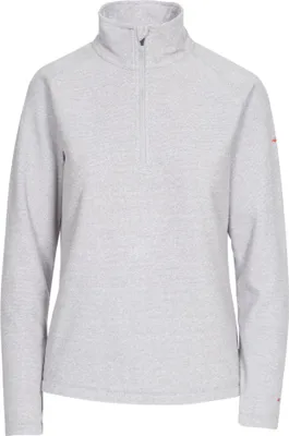 Produktbild von Trespass Damen Fleece-Top Meadows mit Reißverschluss bis zur Brust TP4176 (2XS) (Platin)