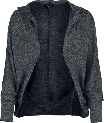 Produktbild von RED by EMP Damen grau melierter Cardigan mit Kapuze S