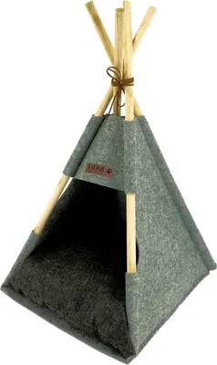 Immagine prodotto di Tenda per animali Tipi in feltro e legno