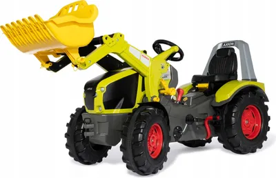 Produktbild von Rolly Toys Trettraktor Premium Claas Axion 960 + Frontlader, Zweigangschaltung