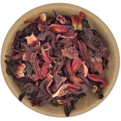 Produktbild von Hibiskusblüten getrocknet 250 g | Für Tee, Aufguss und Getränke