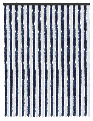 Productafbeelding van Fluwelen gordijn, 56x185 cm - 140x220 cm - eBay, effen streep, antraciet - zwart, 140x220 cm