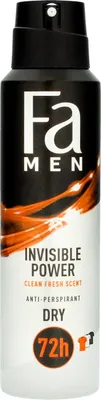 Immagine prodotto di Fa Men Xtreme Invisible Power Spray antitraspirante per uomo 150ml