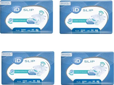 Produktbild von Ontex iD Slip TBS Plus M, 4x28 Stk. Inkontinenz Windeln Windelhosen