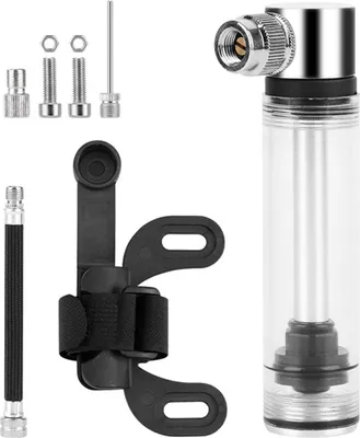 Produktbild von Mini Fahrrad-Reifenpumpe Portable Fahrrad-Reifen Inflator mit Halterung für Mountain Road Bike