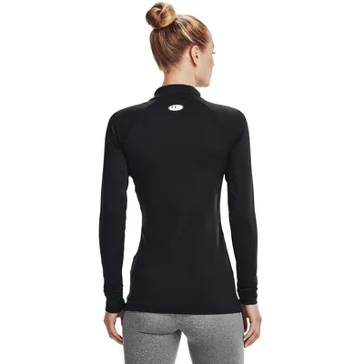 Obrázek produktu pro Under Armour ColdGear, Dospělý, Ženy, Černá, Top, základní vrstva, Jednobarevný, Black / White