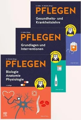 Obrázek produktu pro PFLEGEN Lernpaket 3.A. + E-Books: Grundlagen - Anatomie - Krankheitslehre