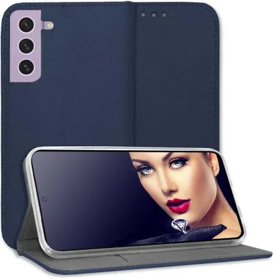 Produktbild von Bookstyle Schutzhülle Klapphülle Schutztasche Etui Cover für Samsung Galaxy S21 FE (6.4'') - Blau