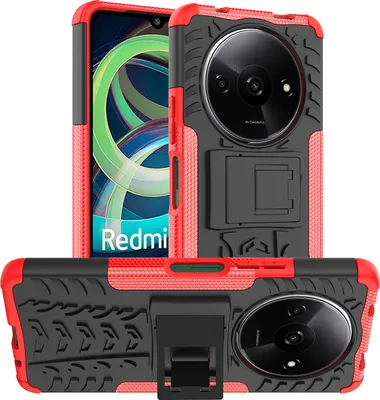 Produktbild von Hülle für Xiaomi Redmi A3 Handyhülle Handy Tasche Case Cover Schale TPU Bumper in Rot