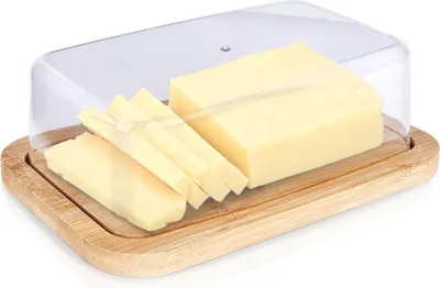 Obrázek produktu pro Nádoba na máslo z bambusu pro skladování a servírování