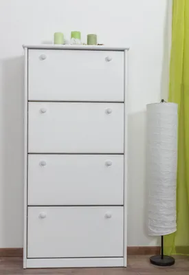 Produktbild von Schuhschrank Holz weiß