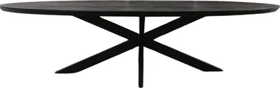 Produktbild von Starfurn - Brandy Black Esstisch - 300 cm - Oval