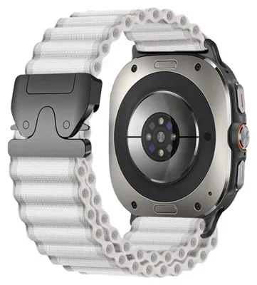 Obrázek produktu pro Nylonový outdoorový řemínek pro Samsung Galaxy Watch 8 / 8 Classic Sport – náhradní, bílý