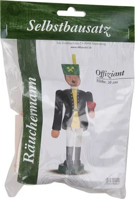 Produktbild von Bastelset Offiziant (20cm) Räuchermann von Erzgebirge-Palast