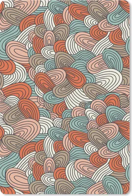 Produktbild von MuchoWow® Mauspad Mousepad Boho - Muster - Linienkunst - Abstrakt 18x27 cm - Mousepads - Maus Mat - Pad - Mausunterlage
