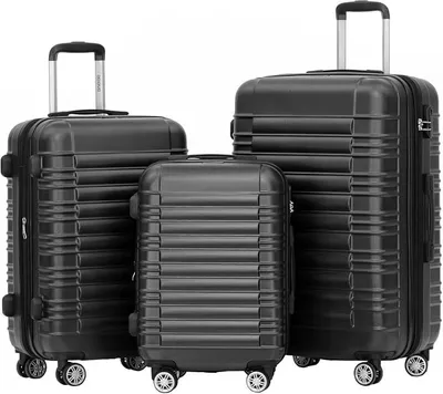 Imagen del producto de Maleta rígida con ruedas, tipo trolley, para viajes. Juego de maletas (, set)