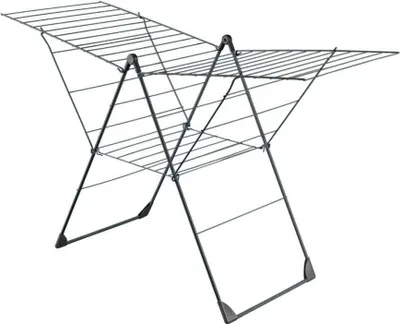 Image de Tomado-Metaltex Vento Tender pour linge noir 110 x 177 x 66 cm