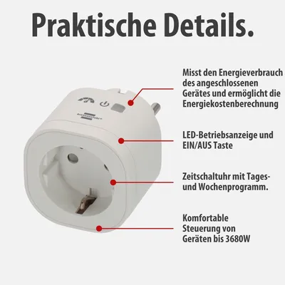 Produktbild von Brennenstuhl WIFI Adapter XS01 mit Energiemessung