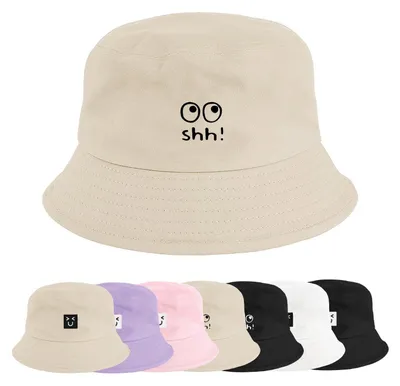 Produktbild von Fischerhut Bucket Hat Uni Bunt Baumwolle Sommerhut Sonnenschutz Anglerhut Freizeithut Shh-Beige