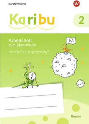 Obrázok produktu pre Karibu 2. Arbeitsheft VS Vereinfachte Ausgangsschrift. Bayern