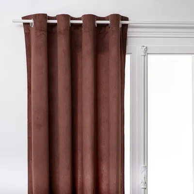 Produktbild von Vorhang lilou braun tonka 140x260cm - Atmosphera créateur d'intérieur