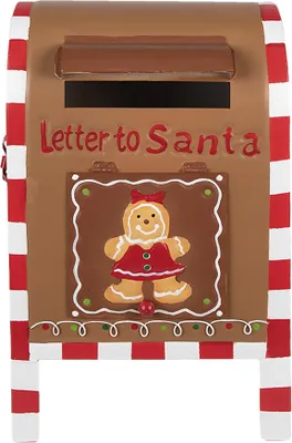 Produktbild von Clayre & Eef Briefkasten 22x18x34 cm Braun Metall