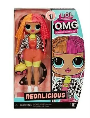 Produktbild von L.O.L. Surprise! OMG Core Doll Series- Neonlicious, Modepuppe, Weiblich, 4 Jahr(e), Mädchen, 254 mm, Mehrfarbig
