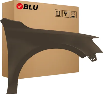 Immagine prodotto di BLU Parafango compatibile con VW Volkswagen Jetta VI 6 LH8Z Destra Braun Toffee Graciosa | 2010-2018 | Anteriore | Verniciato | Pronto per il montaggio | Acciaio