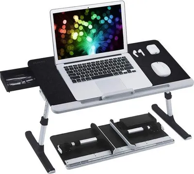 Obrázok produktu pre Famanu – Držiak na notebook, ergonomický dizajn – čierna farba