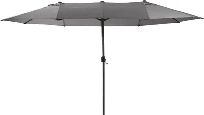 Produktbild von Leco Oval-Schirm anthrazit - Maße: 270 cm x 460 cm x 245 cm; 20300114