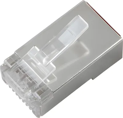 Obrázek produktu pro EFB Elektronik 37541.3-100, RJ-45, Stříbrná, Cat5e, S/UTP (STP), 6,3 mm, 100 kusů