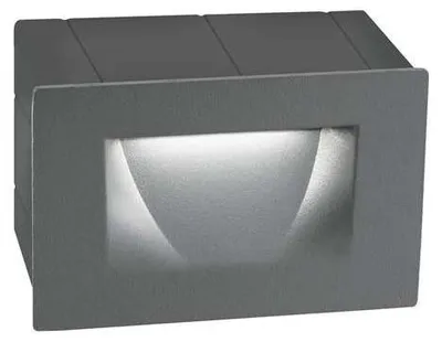 Obrázek produktu pro Nova Luce KRYPTON LED nástěnné svítidlo šedé 3W IP54 teplá bílá 11x6x7cm 726401