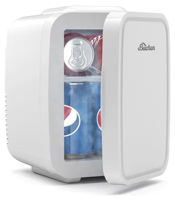 Mini-Kühlschrank 4 Liter, tragbar, für Schlafzimmer & Auto