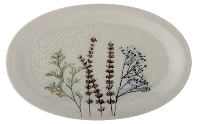 Produktbild von Bloomingville Bea Servierplatte, Natur, Steingut