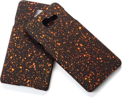 Produktbild von Handy Hülle Schutz Case Bumper Schale für Samsung Galaxy A7 2016 3D Sterne Orange
