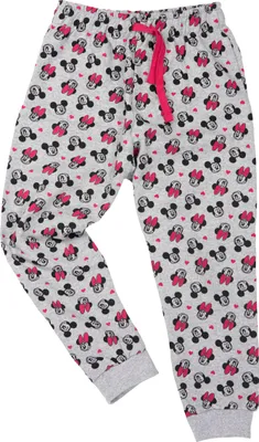 Produktbild von Disney Minnie Mouse Jogginghose für Mädchen Kinder Trainingshose Sweathose Hose Grau 98-104