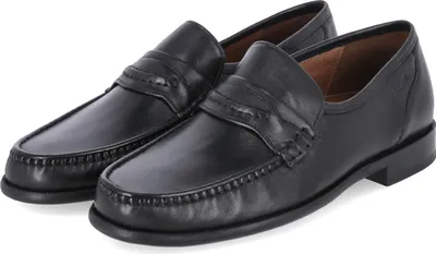 Zdjęcie produktu dla Sioux męskie buty wsuwane / mokasyny COMO czarna gładka skóraRozmiar: 6½