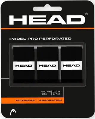Zdjęcie produktu dla Head Racket Padel Pro Perforated Padel Overgrip 3 Units White White One Size