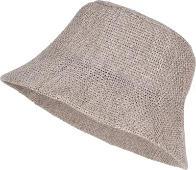 Produktbild von styleBREAKER Damen Papierstroh Sonnenhut | faltbarer Fischerhut | leichter Bucket Hat mit Schweißband | Sommerhut mit Krempe als Sonnenschutz für Outdoor Strand Freizeit