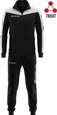 Produktbild von Givova Roma Schwarz-Weiß-Sportset