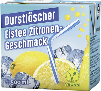 Immagine prodotto di Durstlöscher Eistee Zitrone 27640 TetraPak 05l 12St