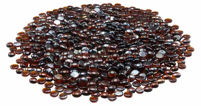 Obrázek produktu pro SucceBuy sklo do krbu, 4,5 kg žáruvzdorné skleněné kameny, 19 mm skleněné perličky do krbu, bezdýmné sklo do krbu, dekorativní ohnivé krystaly v jantarové barvě