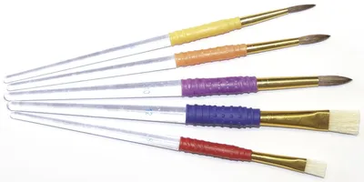 Produktbild von MAIER PINSEL 3102380 GRIPPY Schulpinselset 5teilig